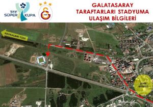 Taraftarlara ulaşım uyarısı